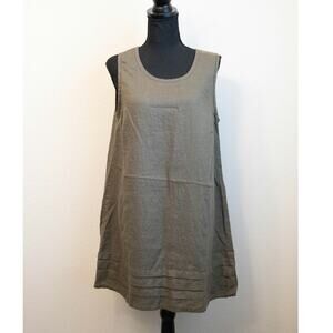 Flax Sleeveless Ladies 100% Linen Size Small Dress